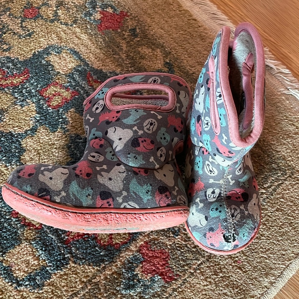 Bogs faux fur lined boot baby bogs size 7 toddler puppies